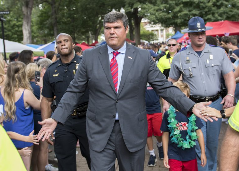 Matt Luke reining in focus before Alabama game