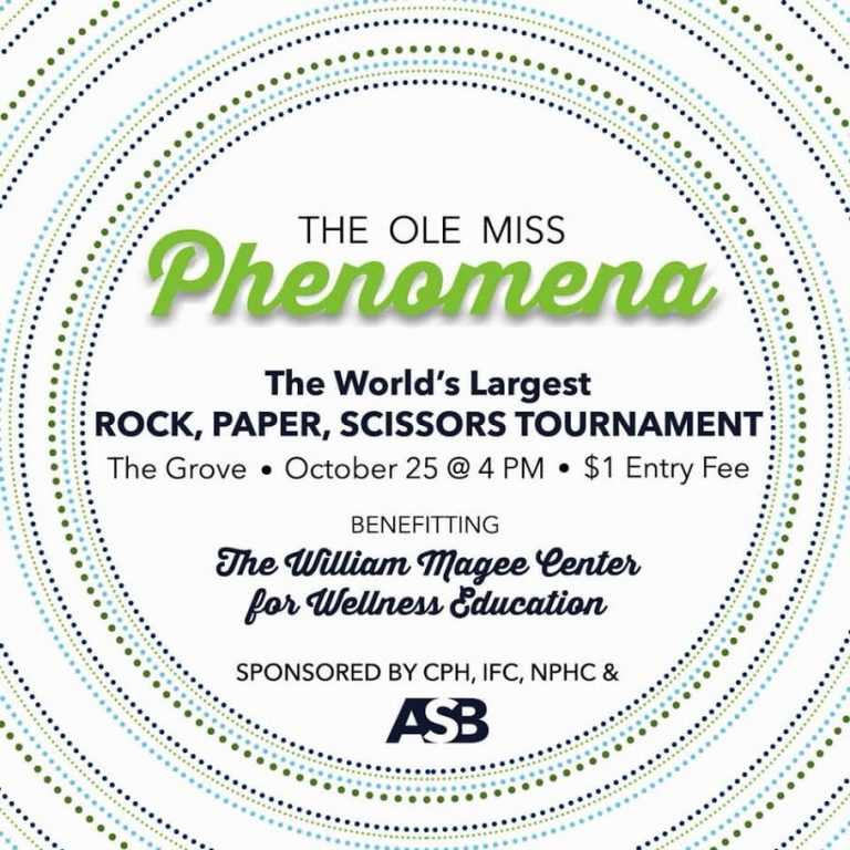 Ole Miss Phenomena to host city-wide Rock-Paper-Scissors tournament