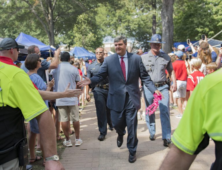 Matt Luke focusing on positives ahead of matchup in College Station