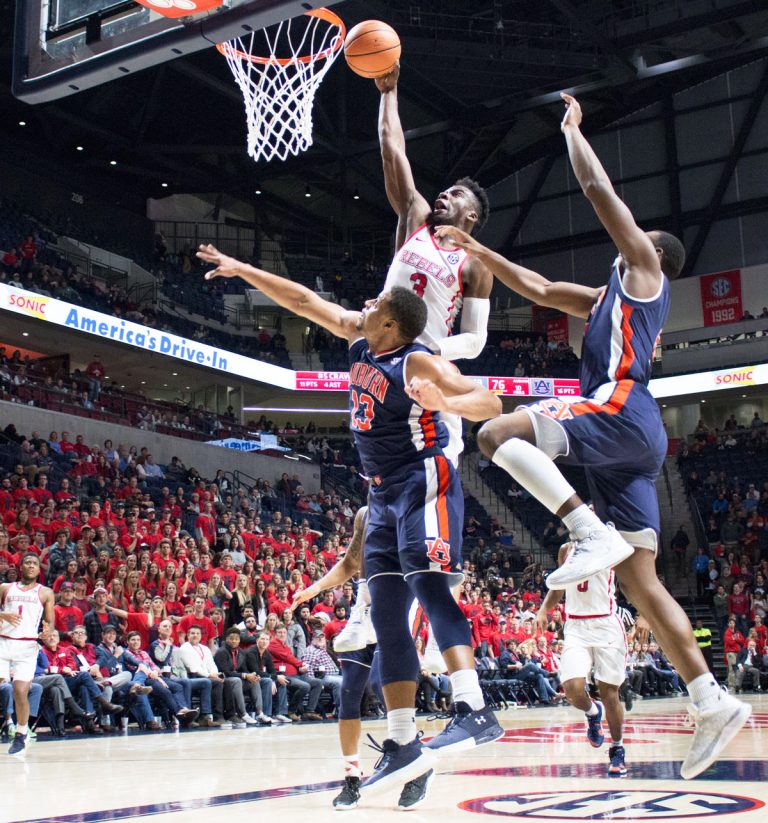 Ole Miss and Auburn to meet Wednesday for second matchup of season