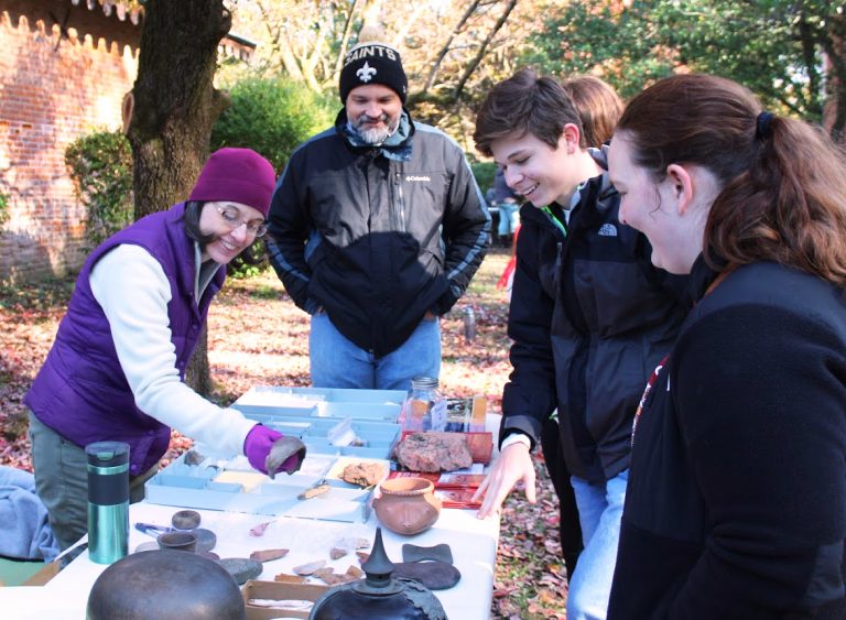 Public archaeology class explores Rowan Oak history