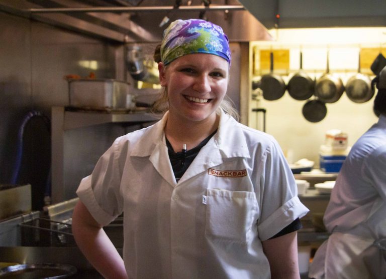 On the line: How a student line cook balances work at school, in the kitchen