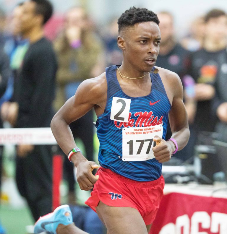 Suliman runs fastest time in NCAA, breaks school record for mile