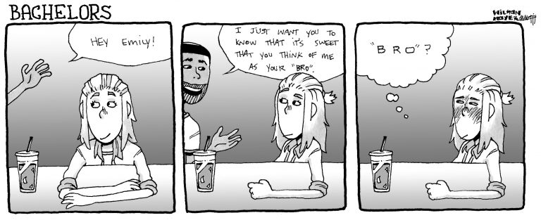 Cartoon: “Sad about a lot of things mostly hungry”