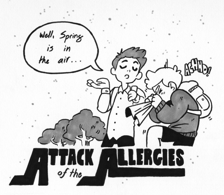 Cartoon: ‘Buckle up, it’s allergy SZN lads”