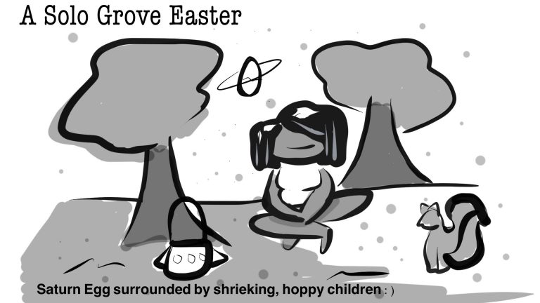 Cartoon: A Solo Grove Easter