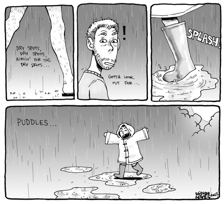 Cartoon: Puddles