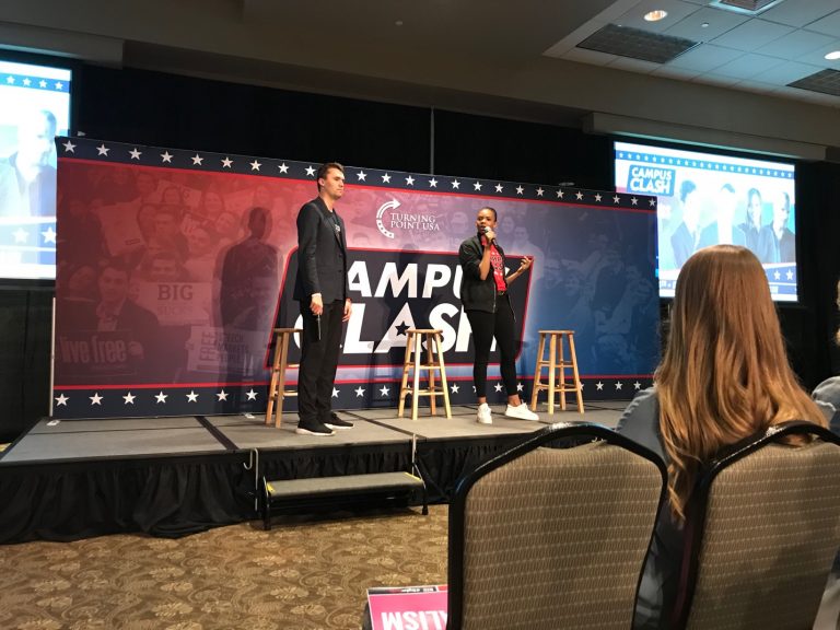 Conservative speakers address the Confederate monument, racism on campus