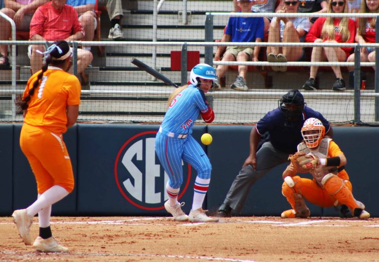 Rebels win two of three against No. 9 Lady Vols in Oxford