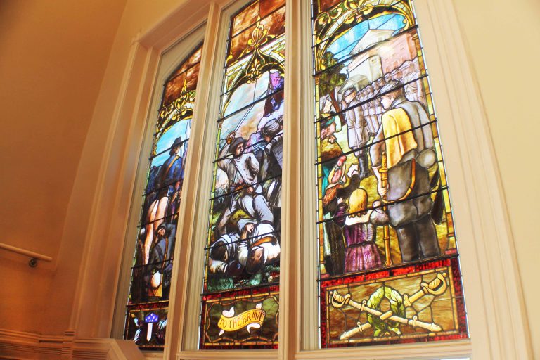 A window to the Confederate history on campus