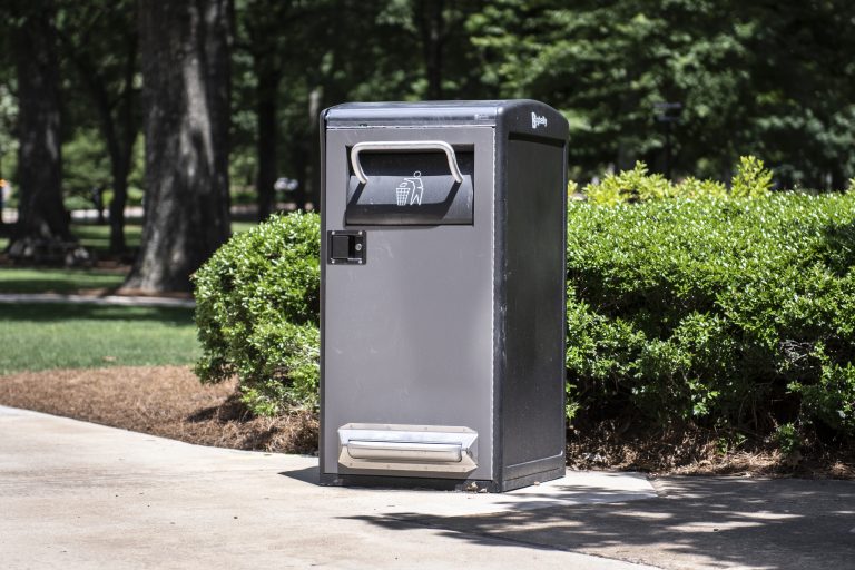 A look at UM’s new $4,500 trash cans